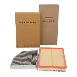 ORIGINAL VW Innenraumfilter + Luftfilter Golf 5 R32 Passat B6 B7 R36 A3 RS3 8P 3.2/3.6 V6