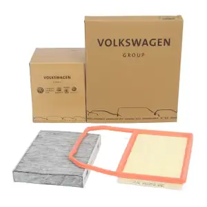 ORIGINAL VW Filterset Innenraumfilter + Luftfilter UP 1.0 65 PS 08.2020-11.2023