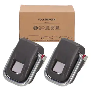 2x ORIGINAL VW Verzurr&ouml;se F&uuml;hrungsscheine Sitz Multivan California T7 7T0863539 2JV