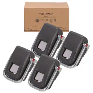 4x ORIGINAL VW Verzurr&ouml;se F&uuml;hrungsscheine Sitz Multivan California T7 7T0863539 2JV