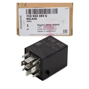 ORIGINAL VW Relais Innenbeleuchtung Innenraumbeleuchtung 536 Crafter SY SX SZ 7C0943383G