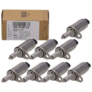 8x ORIGINAL VW Steuerventil Nockenwelle Golf 7 Passat Tiguan 1.8/2.0 TSI 06E103697AE