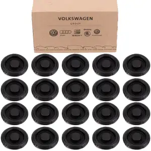 20x ORIGINAL VW Stopfen Abdeckung T&uuml;lle Bodengruppe Unterboden 30x42mm N10226501