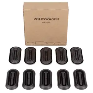 10x ORIGINAL VW Stopfen Abdeckung T&uuml;lle Einstiegsverkleidung 15,5x42,5 N91135501