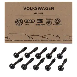 10x ORIGINAL VW Linsenblechschraube M5x34 f&uuml;r Deckel Luftfiltergeh&auml;use WHT002087