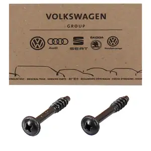 2x ORIGINAL VW Linsenblechschraube M5x34 f&uuml;r Deckel Luftfiltergeh&auml;use WHT002087