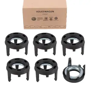 6x ORIGINAL Audi Stützteil Wärmeschutzscheibe S4 B9 S5 A6 C8 SQ5 FY 06M906189A