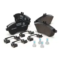 ORIGINAL Mercedes-Benz Bremsscheiben + Beläge + Wako C-Klasse W204 E-Klasse W212 vorne