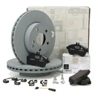 ORIGINAL Mercedes-Benz Bremsscheiben + Beläge + Wako C-Klasse W204 E-Klasse W212 vorne