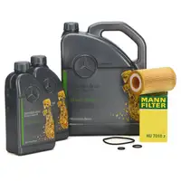 7L 7 Liter ORIGINAL Mercedes Motor&ouml;l &Ouml;l 5W30 MB 229.51 + MANN HU7010z &Ouml;lfilter