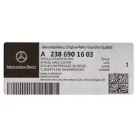 ORIGINAL Mercedes-Benz Kotfl&uuml;gelverkleidung Radhaus W213 S213 A213 vorne rechts 2386901603