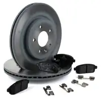 ORIGINAL Opel Bremsen Kit Bremsscheiben + Bel&auml;ge ZAFIRA TOURER C 17 Zoll hinten