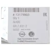 ORIGINAL Opel Halter Sto&szlig;stange Heckverkleidung Corsa D hinten links 13179903