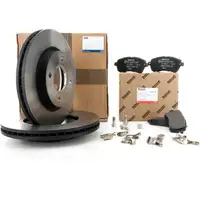 ORIGINAL Ford Bremsen Kit Bremsscheiben + Bremsbeläge Set Fiesta VI MK6 vorne
