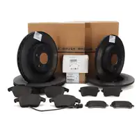 ORIGINAL Audi Bremsen Kit Bremsscheiben + Bel&auml;ge A4 8K B8 A5 8T 8F vorne+hinten