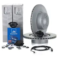ORIGINAL BMW brake discs + ATE ceramic pads + Wako X3 F25 X4 F26 20-35i 18-35d rear