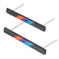 2x ORIGINAL BMW M Emblem R&uuml;ckenlehne 3er E30 M3 5er E28 6er E24 vorne 52101927000