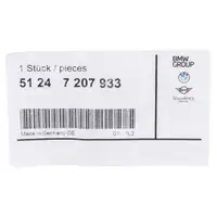 ORIGINAL BMW Emblembetätigung Heckklappe Heckklappengriff 1er E81 E87 51247207933