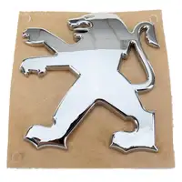 ORIGINAL Peugeot Emblem Logo Plakette Heckklappe 6,8x7,2cm 207 Schr&auml;gheck 7810.Q3
