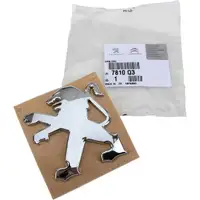 ORIGINAL Peugeot Emblem Logo Plakette Heckklappe 6,8x7,2cm 207 Schr&auml;gheck 7810.Q3