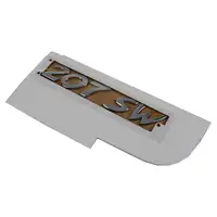 ORIGINAL Peugeot Emblem Plakette Schriftzug Heckklappe CHROM 207 SW 8665.SY