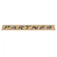 ORIGINAL Peugeot Emblem Plakette hinten Heckklappe 9678176180 f&uuml;r PARTNER Tepee