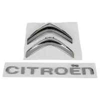 ORIGINAL Citroen Emblem Logo Schriftzug Heckklappe MITTE 9800743480 f&uuml;r C3 II