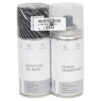 ORIGINAL Citroen Peugeot Lackspray Set OBSIDIEN SCHWARZ EXL 2x 150ml 1650287380