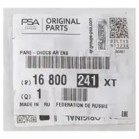 ORIGINAL PSA Sto&szlig;stange Sto&szlig;f&auml;nger BERLINGO PARTNER hinten rechts 16800241XT