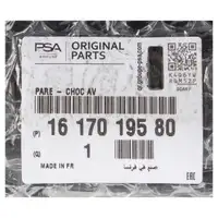 ORIGINAL Peugeot Sto&szlig;stange Sto&szlig;f&auml;nger Frontverkleidung 2008 Facelift 1617019580