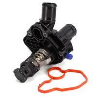 ORIGINAL PSA Citroen Peugeot Thermostatgeh&auml;use + Dichtung C3 208 1 2008 1.2 9811034680