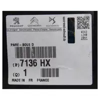 ORIGINAL Peugeot Kotfl&uuml;gelverkleidung Innenkotfl&uuml;gel 3008 vorne rechts 7136.HX