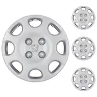 ORIGINAL Peugeot Radkappen Radblenden Satz CUBA SILBER 14 Zoll (4 St&uuml;ck)