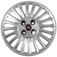 4x Fiat Radkappe Radblende SILBER 15 Zoll GRANDE PUNTO (199_) 735466748