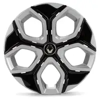 4x ORIGINAL Renault Radkappe Radblende 15 Zoll Silber Schwarz Twingo 3 403156024R