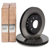 ORIGINAL Renault brake disc set Arkana 1 (LCM_, LDN_) 1.3 TCe HYB01 front 402062072R