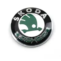 ORIGINAL Skoda Emblem Plakette Fabia Octavia Rapid Roomster Superb Yeti vorne