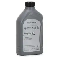 4L 4Liter ORIGINAL VW Audi Motoröl Öl 0W-20 LONGLIFE IV FE + Ölfilter 04E115561H