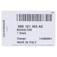 ORIGINAL Audi Ausgleichsbeh&auml;lter K&uuml;hlmittel A4 B8 A5 8T 8F Q5 8RB 1.8/2.0 8K0121403AC