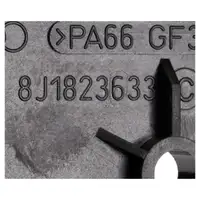 ORIGINAL Audi Lagerbock Hebel Motorhaubenzug Motorhauben&ouml;ffner TT 8J 8J1823633C