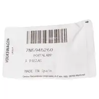 ORIGINAL Seat Lampentr&auml;ger Heckleuchte Alhambra PR-Nr. 8TC innen rechts 7N5945260