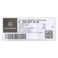 ORIGINAL Mercedes Emblem Motorhaube W204 S204 C204 V223 vorne 2048170616