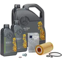 7L ORIGINAL Mercedes 5W-30 MB 229.52 engine oil + oil filter OM611 OM612 OM646 OM647