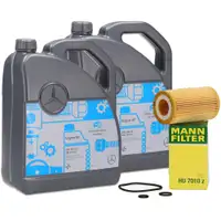 10L ORIGINAL Mercedes StarParts 5W-30 MB 229.51 engine oil + MANN oil filter OM651