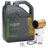 5L ORIGINAL Mercedes 5W-30 MB 229.52 Engine Oil + Oil Filter W169 W245 150-200 TURBO M266