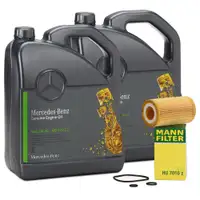 10L ORIGINAL Mercedes 5W-30 MB 229.52 engine oil + MANN oil filter A-/B-/C-/E-/S-Class OM651