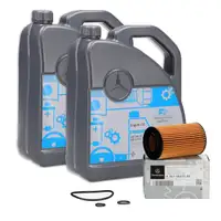10L 10 liters ORIGINAL Mercedes engine oil 5W30 MB 229.51 + oil filter 6511800109