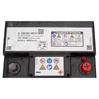 ORIGINAL Mercedes Autobatterie Starterbatterie 12V 35Ah 480/520A 2305410001
