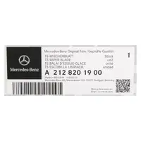 ORIGINAL Mercedes-Benz Scheibenwischer Satz X218 C218 W212 S212 vorne 2128201900