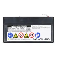 ORIGINAL Mercedes AGM Backup Batterie Stützbatterie 12V 1.2Ah 000000009504